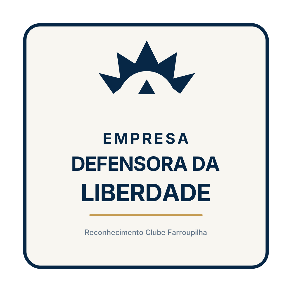 Selo Empresa Defensora da Liberdade